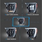 FORD F150 F-150 2021-2023 LAMPA LAMPY LED VLAND KOMPLET LEWA + PRAWA MATRIX