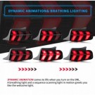 FORD MUSTANG 2010-2012 LAMPA LAMPY TYŁ LED VLAND 7 SEKWENCJI KIERUNEK ŻÓŁTY