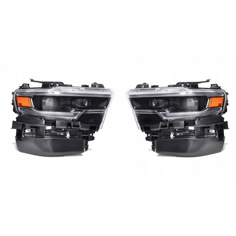 DODGE RAM TRX 2021-2024 LAMPA LAMPY FULL LED KOMPLET LEWA + PRAWA CZARNE