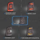 DODGE RAM 1500 2009-18 LAMPA LAMPY KPL TYŁ LED EUROPA ŻÓŁTY KIERUNEK CZYSTE