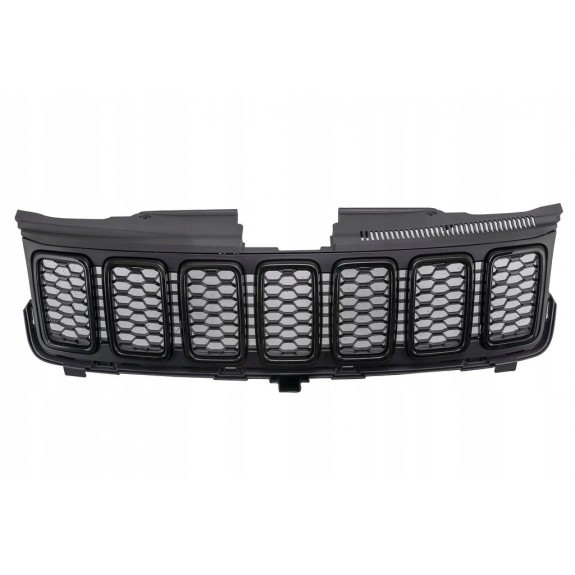 ATRAPA GRILL CZARNA POŁYSK ORINGI KOMPLET JEEP GRAND CHEROKEE WK2 2017-2021