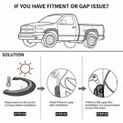 DODGE RAM V 2019- NAKŁADKA NAKŁADKI LISTWA BŁOTNIKA KOMPLET Z OTW OFF ROAD