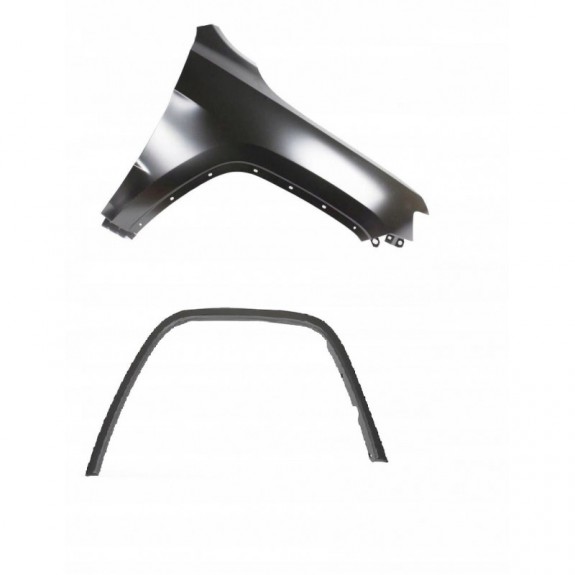 JEEP GRAND CHEROKEE WK2 2011-2015 LISTWA BŁOTNIKA + BŁOTNIK PRZEDNI PRAWY