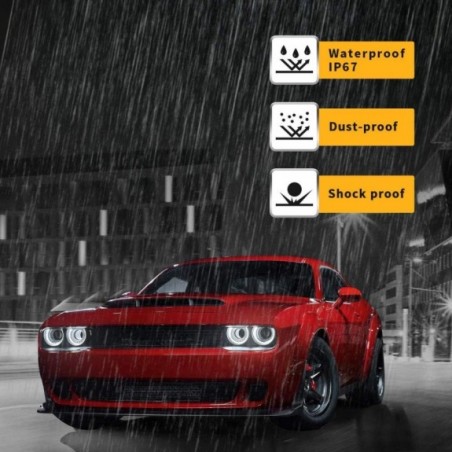 DODGE CHALLENGER 2015-23 LAMPA LAMPY LEWA +PRAWA PRZÓD EUROPA LED VLAND RGB