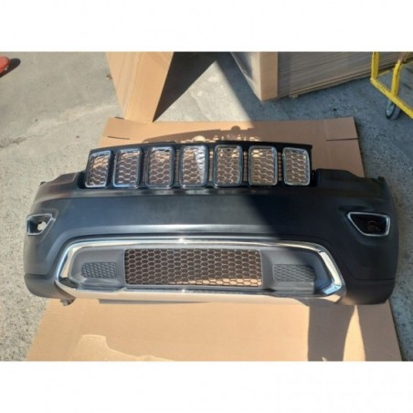 JEEP GRAND CHEROKEE WK2 2017-2021 ZDERZAK PRZÓD KOMPLETNY Z CHROMAMI