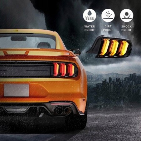 FORD MUSTANG 2015-2023 LAMPA LAMPY TYLNE LED VLAND DYMIONE EUROPA