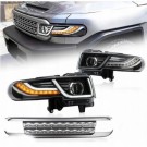 TOYOTA FJ CRUISER XJ10 2007-2015 LAMPA LAMPY PRZÓD LED VLAND EUROPA + GRILL