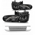 TOYOTA FJ CRUISER XJ10 2007-2015 LAMPA LAMPY PRZÓD LED VLAND EUROPA + GRILL