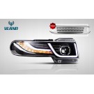 TOYOTA FJ CRUISER XJ10 2007-2015 LAMPA LAMPY PRZÓD LED VLAND EUROPA + GRILL