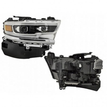 DODGE RAM LIMITED LONGHORN 2019- LAMPA PRZÓD PRAWA FULL LED KOMPLETNA CHROM