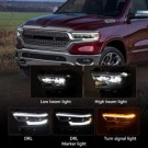 DODGE RAM LIMITED LONGHORN 2019- LAMPA PRZÓD PRAWA FULL LED KOMPLETNA CHROM