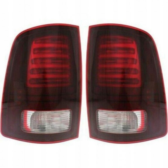 DODGE RAM 2013-2018 LAMPA LAMPY KOMPLET LEWA + PRAWA TYŁ LED DYMIONA SPORT