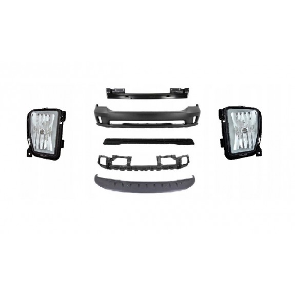 DODGE RAM 1500 2013-18 SPORT ZDERZAK KOMPLETNY BEZ PDC + KRATKA + HALOGENY