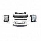 DODGE RAM 1500 2013-18 SPORT ZDERZAK KOMPLETNY BEZ PDC + KRATKA + HALOGENY