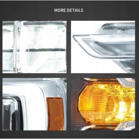 FORD F150 F-150 2021-2023 LAMPA LAMPY LED VLAND KOMPLET LEWA + PRAWA