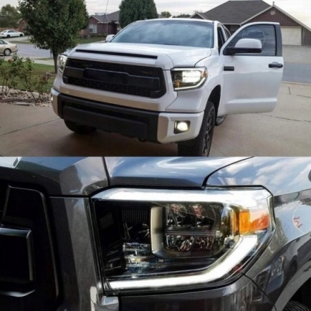 LAMPA LAMPY TITANIUM LED VLAND ŚRODEK SREBRNY KPL. TOYOTA TUNDRA 2014-2018