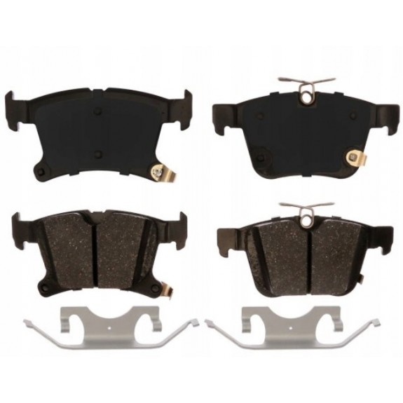 CHRYSLER PACIFICA 2017-2021 KLOCKI TYŁ HAMULCOWE + BLASZKI D1901 BBTECH