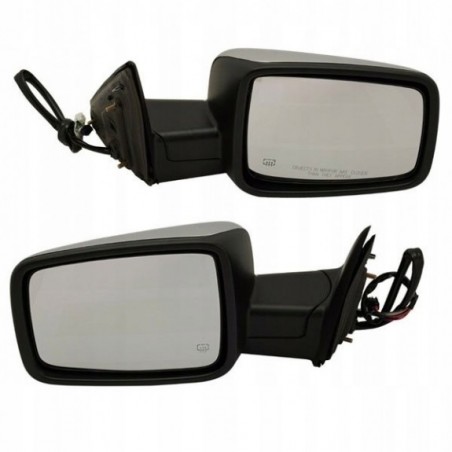 LUSTERKO PRAWE + LEWE CHROM KOMPLET 6+7 PRZEWODÓW DODGE RAM 2009-2018