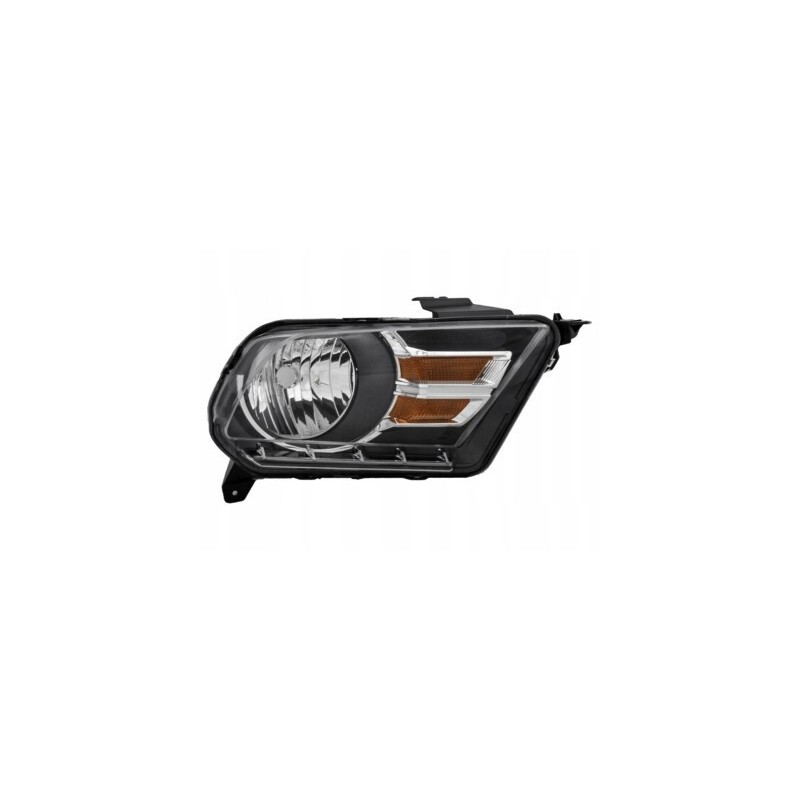 LAMPA REFLEKTOR PRAWA PRZÓD CZARNA Z CHROM FORD MUSTANG 2010-2012