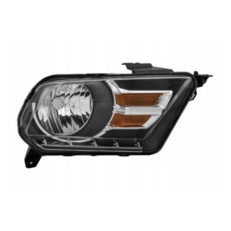 LAMPA REFLEKTOR PRAWA PRZÓD CZARNA Z CHROM FORD MUSTANG 2010-2012