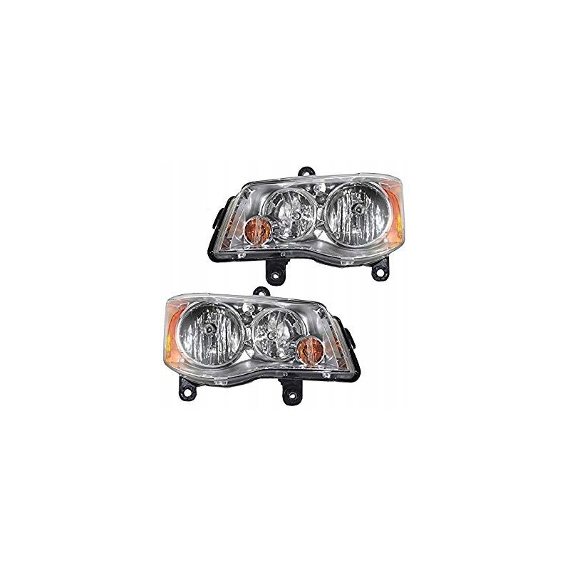 LAMPA LAMPY LEWA + PRAWA PRZÓD KOMPLET EUROPA DODGE GRAND CARAVAN 2011-2019