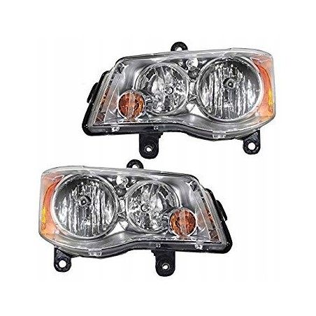 LAMPA LAMPY LEWA + PRAWA PRZÓD KOMPLET EUROPA DODGE GRAND CARAVAN 2011-2019
