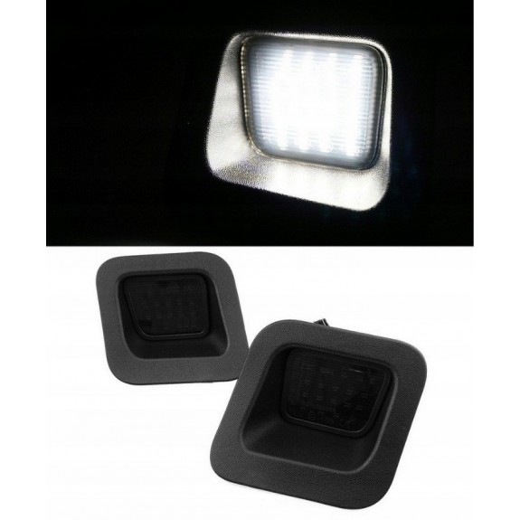 DODGE RAM 2002-18 LAMPKA PODŚWIETLENIE TABLICY PRAWA + LEWA KPL LED DYMIONE