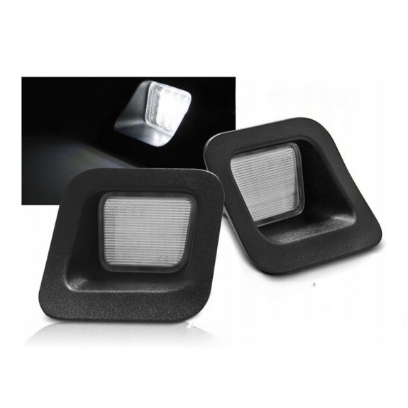DODGE RAM 2002-2018 LAMPKA PODŚWIETLENIE TABLICY PRAWA + LEWA KPL LED JASNA