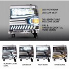 CHEVROLET SILVERADO 2016-19 LAMPA LAMPY FULL LED VLAND KOMPLET LEWA + PRAWA
