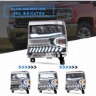 CHEVROLET SILVERADO 2016-19 LAMPA LAMPY FULL LED VLAND KOMPLET LEWA + PRAWA