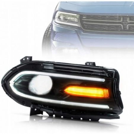 DODGE CHARGER 2015-2023 LAMPA REFLEKTOR XENON PRAWY KOMPLETNY