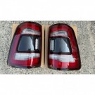 DODGE RAM 1500 2019-23 LAMPA TYŁ PRAWA + LEWA LED KOMPLET Z CZARNY POD BSM