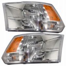 DODGE RAM 2009-2018 LAMPA LAMPY PRAWA + LEWA 3 KOMORY JASNA TYC