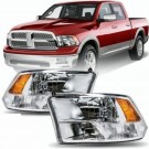 DODGE RAM 2009-2018 LAMPA LAMPY PRAWA + LEWA 3 KOMORY JASNA TYC