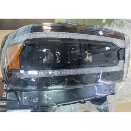 DODGE RAM V 2019- LAMPA LAMPY FULL LED VLAND SOCZEWKI BLACK EUROPA ORANGE
