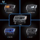 LAMPA LAMPY FULL LED DRL VLAND KOMPLET JEEP GRAND CHEROKEE WK2 2014-2021