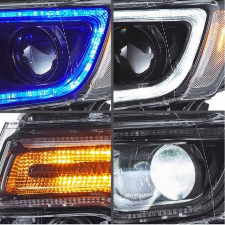 LAMPA LAMPY FULL LED DRL VLAND KOMPLET JEEP GRAND CHEROKEE WK2 2014-2021