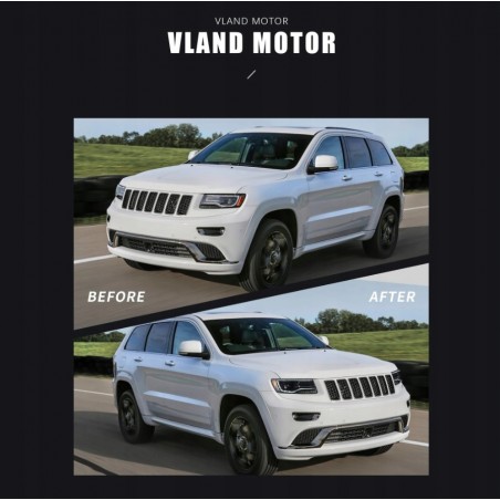 LAMPA LAMPY FULL LED DRL VLAND KOMPLET JEEP GRAND CHEROKEE WK2 2014-2021