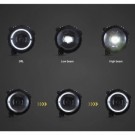 JEEP WRANGLER JL 2018-2023 LAMPA LAMPY 9'' FULL LED VLAND SOCZEWKA