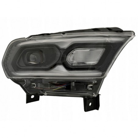 DODGE DURANGO 2021-2025 LAMPA PRZEDNIA FULL LED PRAWA CZARNA REG. MANUALNA