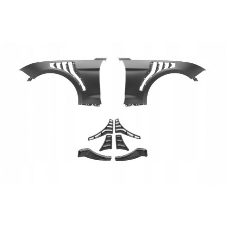 BŁOTNIK BŁOTNIKI KOMPLET L+R ALUMINIOWE KR STYLE FORD MUSTANG GT500 2018-23