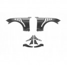 BŁOTNIK BŁOTNIKI KOMPLET L+R ALUMINIOWE KR STYLE FORD MUSTANG GT500 2018-23