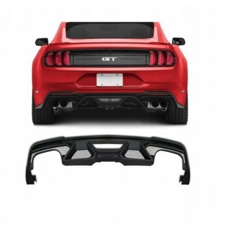 SPOILER ZDERZAK DYFUZOR DOKŁADKA TYŁ SIATKA FORD MUSTANG GT500 STYL 2018-23