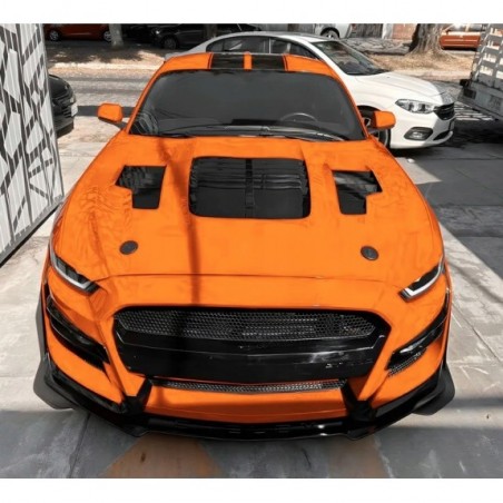 FORD MUSTANG 2018-2023 Maska POKRYWA SILNIKA ALUMINIUM STYL GT500 KR
