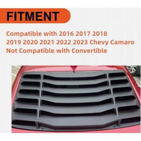 CHEVROLET CAMARO 2016-2023 ROLETA ŻALUZJA OSŁONA WYKONCZENIE SZYBY TYLNEJ