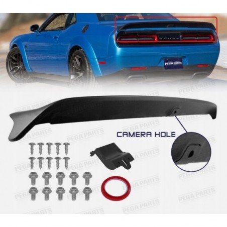 DODGE CHALLENGER 2008-2023 SPOILER LOTKA KLAPY KAMERA STYL HELLCAT REDEYE