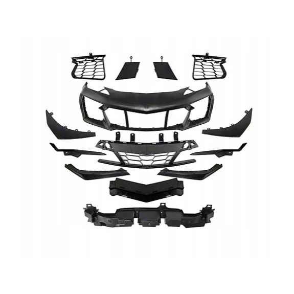 CHEVROLET CORVETTE C8 STINGRAY 2020-2026 ZDERZAK PRZEDNI KOMPLETNY STYL Z06