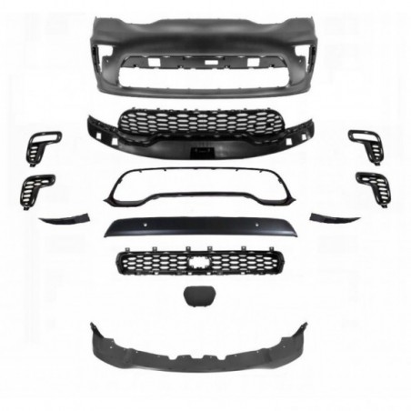 DODGE DURANGO SRT 2021-2024 ZDERZAK PRZÓD PDC KOMPLETNY RADAR BEZ HALOGEN