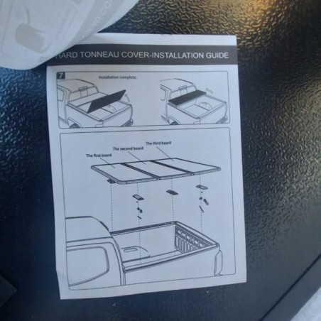 POKRYWA PAKI DŁUGA 6.4 ROLETA ŻALUZJA TWARDA LAMPKA DODGE RAM 1500 2009-24