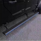 JEEP WRANGLER JK 4 DRZWI 2007-2017 PRÓG PROGI ELEKTRYCZNE STOPNIE Z LED KPL